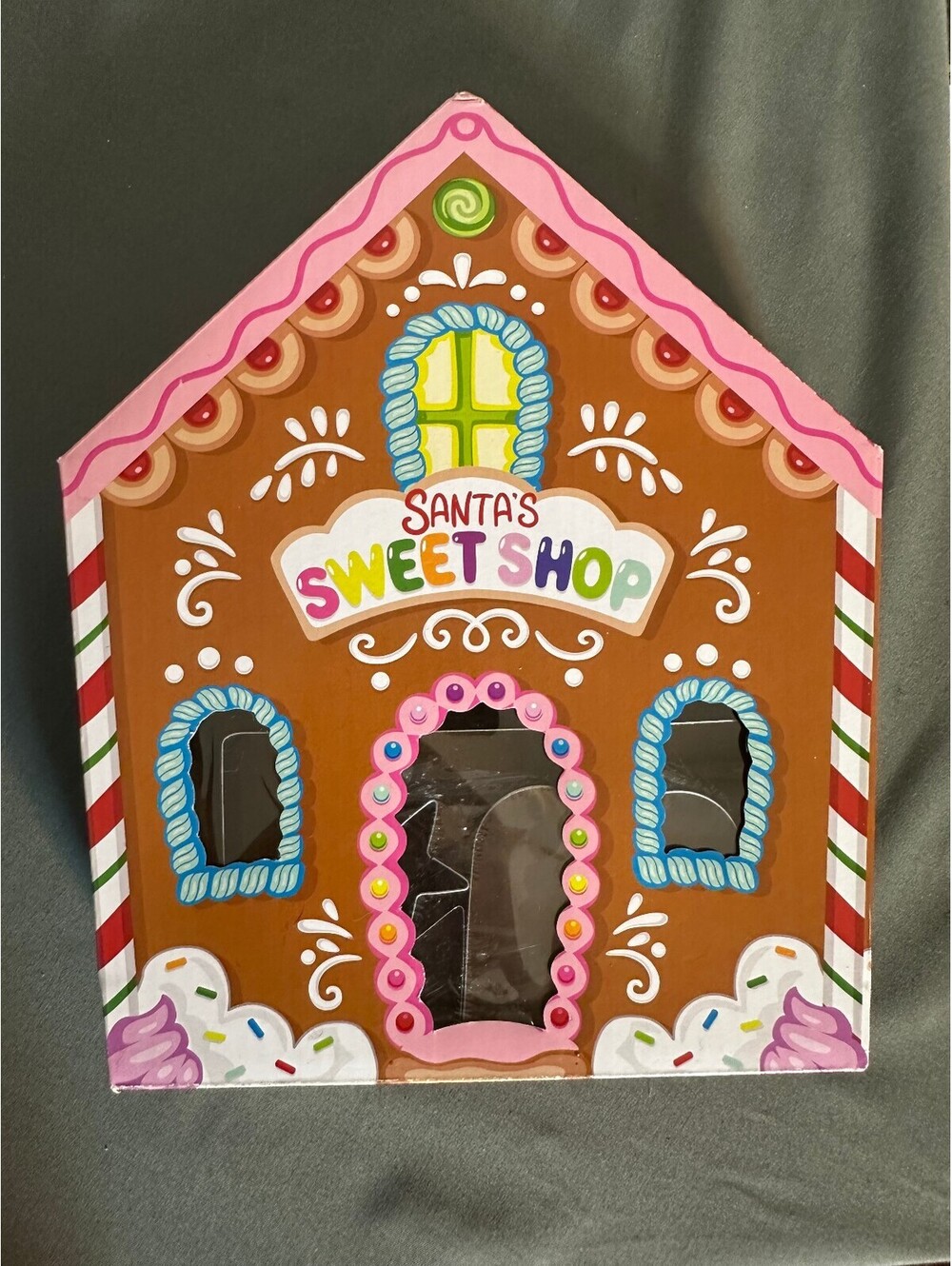 Gingerbread House Cookie Cutter Set 9 Stainless Steel Holiday Christmas